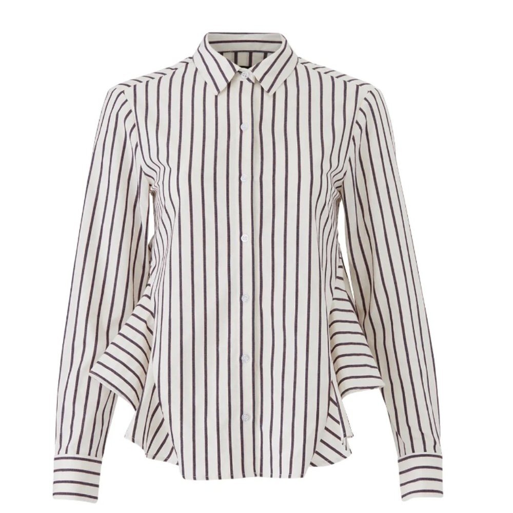 Drew Dillone Button Down Striped Size Medium - image 4